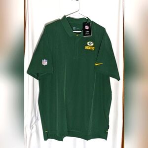NWT Nike Dry Fit‎ NFL Green Bay Packers Short Sleeve Shirt, Athleisure, Size XXL